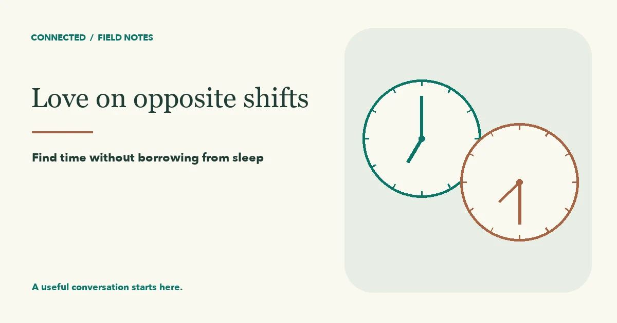 Find time without borrowing from sleep: Protect, Find, Separate, Replace.