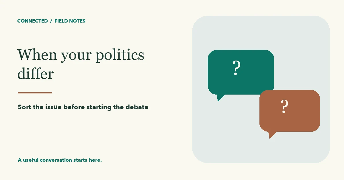 Sort the issue before starting the debate: A fact?, A decision?, A value?, Coercion?.