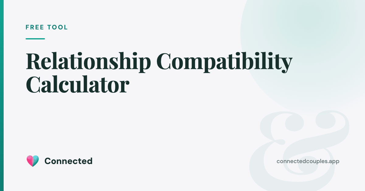 Relationship Compatibility Calculator (Free Test)