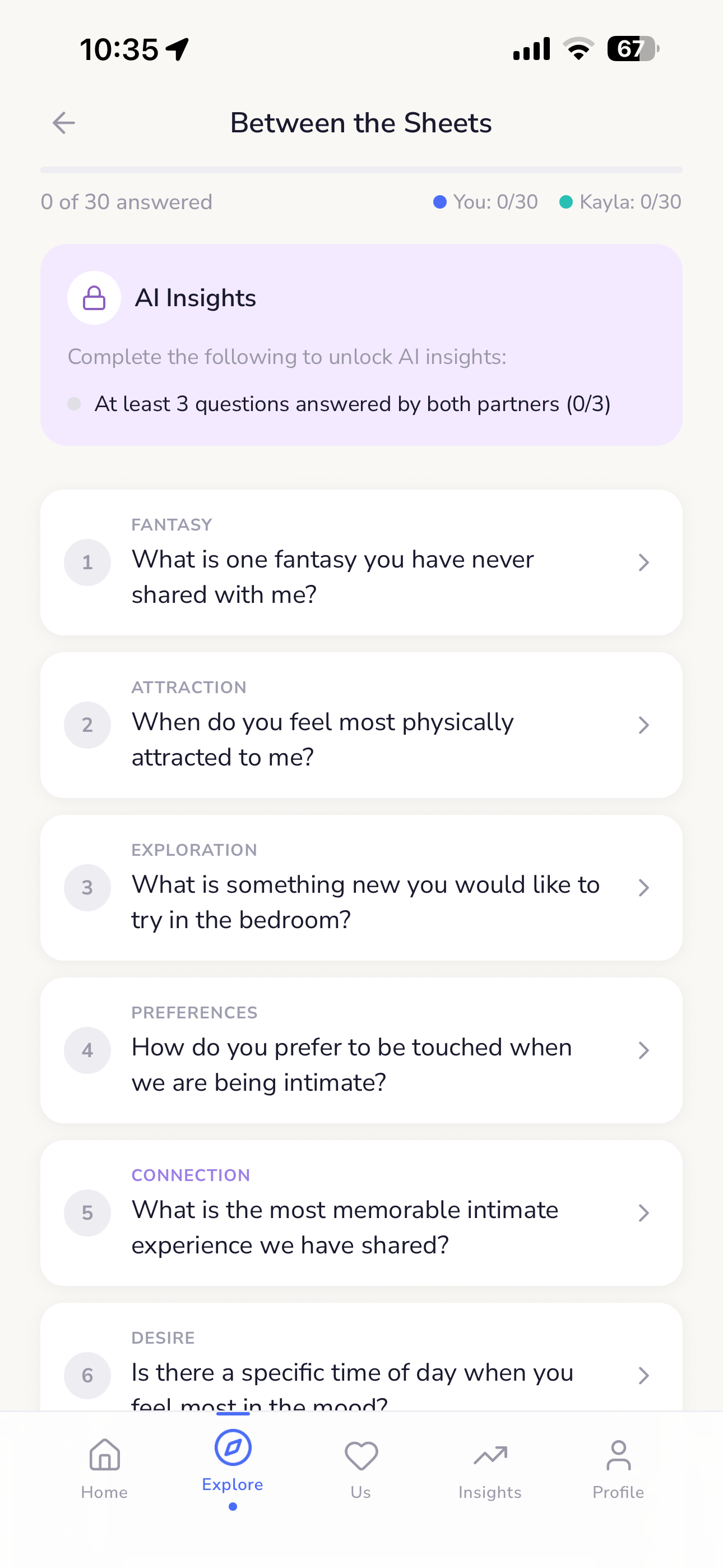 Between the Sheets pack